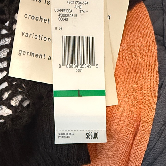 Jones New York Dark Brown Knit Shrug - Picture 4 of 4